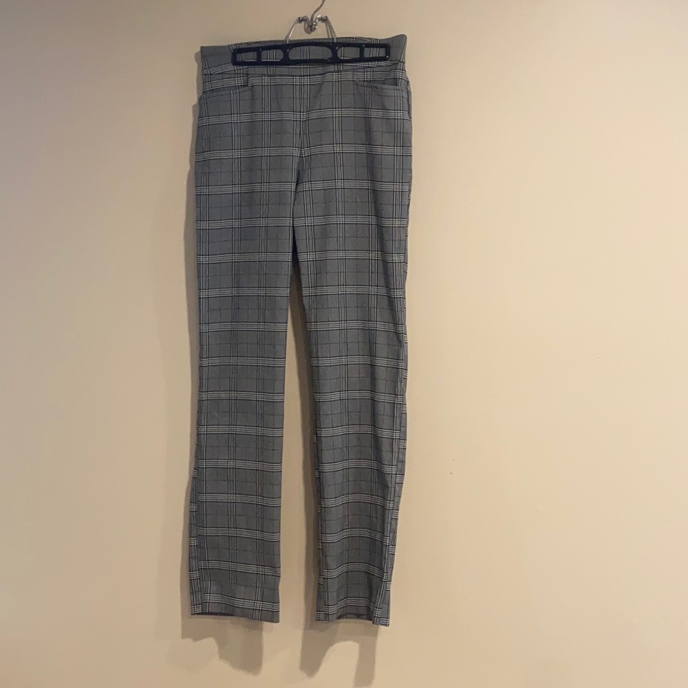 Plaid striped dress pant